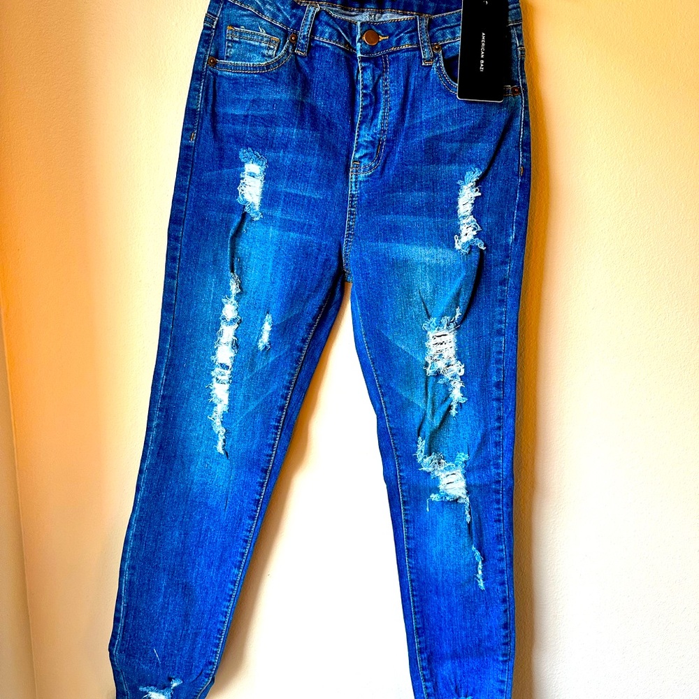 American Bazi High Rise Skinny Jeans